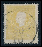 O 1858 2kr II. Tipus Sárga "SISSEK" Azonosítás és Sign: Strakosch - Other & Unclassified