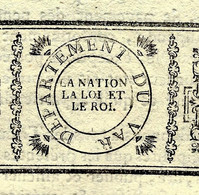 1791 HISTOIRE LA POSTE SOUS LA REVOLUTION LOI BAIL DES MESSAGERIES COCHES ET VOITURES D EAU  V.HISTORIQUE - Décrets & Lois