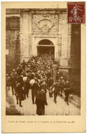 Convoi Forçats Sortant.Citadelle De Saint-Martin-de-Ré.affranchissement 1915.départ Vers Guyane Ou Nouvelle-Calédonie. - Bagne & Bagnards