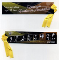 Quatuor Toulouse Accordéon - 10ème Anniversaire - Photos Marcel Azzola Et Lina Bossatti. Avec Ruban - Marque-Pages