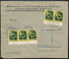 1945 (5. Díjszabás) Levél 35 Db Bélyeggel / Cover With 35 Stamps - Other & Unclassified