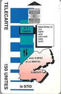 CARTE-PUCE-OPT-DJIBOUTI-150U--SC7-La STID-V° N° C 5A154110-TBE - Gibuti