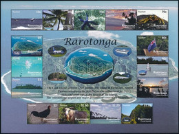 ** 2011 Rarotonga Látképek Kisív Mi 28-42 - Other & Unclassified