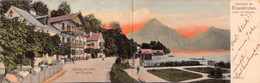 TRAUNKIRCHEN AUSTRIA~GASTHOF Am STEIN Am TRAUNSEE~1901 DOUBLE TINTED PHOTO POSTCARD 55982 - Sonstige
