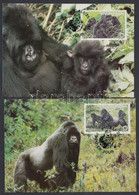 1985 WWF: Gorillák Sor 4 Db CM-en Mi 1292-1295 - Other & Unclassified