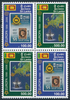 ** 2006 50 éves A Bélyeg Négyestömb, 50 Years Of Stamp Block Of 4 Mi 1525-1526 - Other & Unclassified