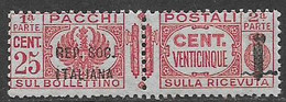 R.S.I. 1944 PACCHI POSTALI SOPRASTAMPATI SASS. 38 MNH XF - Paquetes Postales