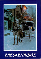 (2 G 26) USA - Breckenbridge (horse Carriage In Winter Snow) - Attelages