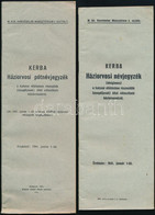 1941 M. Kir. Honvédelmi Minisztérium 4. Osztály, KERBA Háziorvosi Névjegyzék + KERBA Háziorvosi Pótnévjegyzék - Other & Unclassified