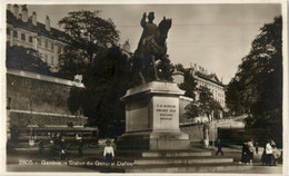 Geneve - Statue Du General Dufour - GE Genf