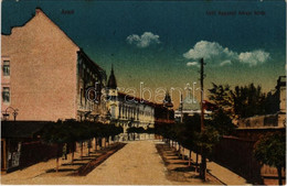 * T2 1924 Arad, Gróf Apponyi Albert Körút. Kerpel Izsó Kiadása / Street View - Unclassified