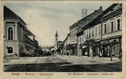 * T2/T3 1940 Beszterce, Bistritz, Bistrita; Kórház Utca / Str. Spitalului / Spitalgasse / Street (Rb) - Unclassified