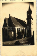 * T2/T3 1941 Beszterce, Bistritz, Bistrita; Ev. Kirche / Evangélikus Templom / Lutheran Church. Photo (EK) - Unclassified