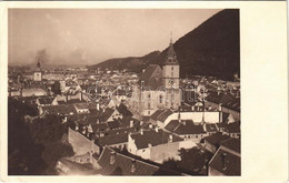 ** T2/T3 Brassó, Kronstadt, Brasov; Látkép, Templom / General View, Church. Atelier O. Netoliczka Photo - Unclassified