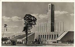 * T2 Berlin, National Sport Field, Bell Tower, West-entrance - Unclassified