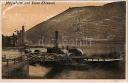 ** T2/T3 Hesse, Mäuseturm Und Ruine Ehrenfels / Castle Ruins, Steamship - Unclassified