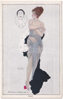 ** T1 Pride. Gently Erotic Art Nouveau Postcard. Reinthal & Newman No. 991. S: Raphael Kirchner - Unclassified