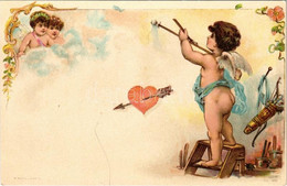 ** T1/T2 Kupidó / Cupid. A. Sockl No. 688. Litho - Unclassified