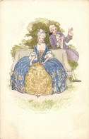 ** T2/T3 Baroque Couple, M. Munk Nr. 1402. S: Erich Schütz (EK) - Unclassified