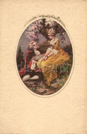 ** T2 Italian Art Postcard, Baroque Couple, Degami 896. S: T. Corbella - Unclassified