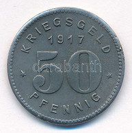 Német Birodalom / Bottrop 1917. 50pf "KRIEGSGELD" Fe Szükségpénz T:1-,2 Ph. German Empire / Bottrop 1917. 50 Pfennig "KR - Unclassified