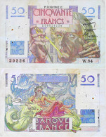 50 Francs LE VERRIER 1947 - 50 F 1946-1951 ''Le Verrier''