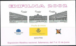 [P78] España 2002, Prueba De Artista. Exfilna 2002. Salamanca - Proofs & Reprints