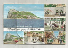 Cp , Carte à Système , 10 Photographies ,2 Scans , GREETINGS FROM GIBRALTAR , Vierge , Ed. Valenrock - Gibraltar