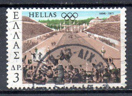 GRECE. N°1050 De 1971 Oblitéré. Stade D'Athènes. - Estate 1896: Atene