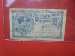 BELGIQUE 1 Franc 1-5-1920 Circuler (B.18) - 1 Franco