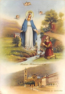 011210 "MATER MISERICORDIOSA - SANTUARIO DI SAVONA" CART. ORIG. 1958 - Lugares Santos