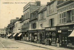 Clermont * La Rue De La République * Commerces Magasins * Fumisterie RONDINI * Pâtisserie DROUARD - Clermont