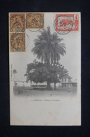 CONGO - Affranchissement Panthère + Groupe 2ct X3 Sur Carte Postale En 1904 - L 117282 - Covers & Documents