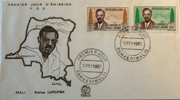 Mali - République Du Mali - Bamako - FDC - Patrice Lumumba - FDC Peu Courant - 12 Février 1962 - Mali (1959-...)