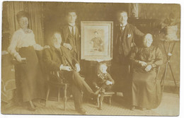 - 1147 -   A Identifier     ( Photo Carte ) Familles 1888/89 ( 2scans ) - Te Identificeren