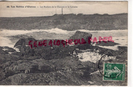 85- SABLES D ' OLONNE- LES ROCHERS DE LA CHAUME ET LE CALVAIRE - 1913 - Sables D'Olonne