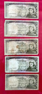 PORTUGAL 6 BILLETS VINTE ESCUDOS  1964 - 20 ESCUDOS PORTUGAL Et 50 Escudos 1964 Offert. - Otros – América