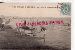 85- SABLES D ' OLONNE- LA PLAGE A L' HEURE DU BAIN -1903 - Sables D'Olonne