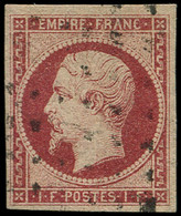 O FRANCE - Poste - 18, Signé Brun, TB - 1853-1860 Napoleon III