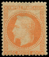 * FRANCE - Poste - 31, Signé Brun: 40c. Orange - 1863-1870 Napoléon III Con Laureles