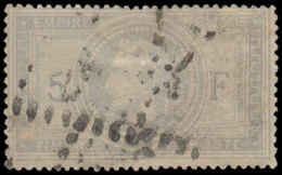 O FRANCE - Poste - 33, 5f. Napoléon - 1863-1870 Napoleone III Con Gli Allori