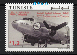 70ème Anniversaire De La Création De TUNISAIR // 70th Anniversary Of The Creation Of TUNISAIR - Aviones