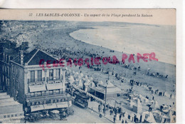 85- SABLES D ' OLONNE- UN ASPECT DE LA PLAGE PENDANT LA SAISON - GRAND BAZAR 1925 - Sables D'Olonne