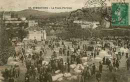 Eymoutiers * La Place D'armes * Marché Aux Cochons , Foire Porcs - Eymoutiers