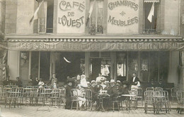 SAINT MALO CARTE PHOTO PLACE CHATEAUBRIAND LE CAFE DE L'OUEST - Saint Malo