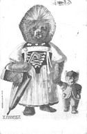 CPA ILLUSTRATEUR SUISSE K.ANNELER (OURS FAMILLE D'OURS BRUN - Autres & Non Classés