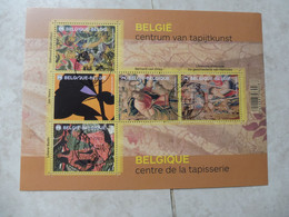Belgique  Bloc 222 Tapisserie Oblitéré  / Belgie Blok Tapijkunst Gestempelt Mooie ( 2015 ) Haine St Pierre - Usati