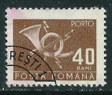 RUMANIA - EMISION EN PAREJAS - AÑO 1967 - Nº  CATALOGO  YVERT 0131B TAXAS - USADO - Fiscaux