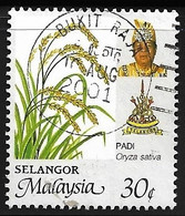 SELANGOR - PRODUCTOS AGRICOLAS - AÑO 1986 - Nº  CATALOGO  YVERT 0118 - USADO - Selangor
