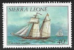 SIERRA LEONA - BARCOS - AÑO 1984 - Nº  CATALOGO  YVERT 0609 - USADO - Sierra Leone (1961-...)
